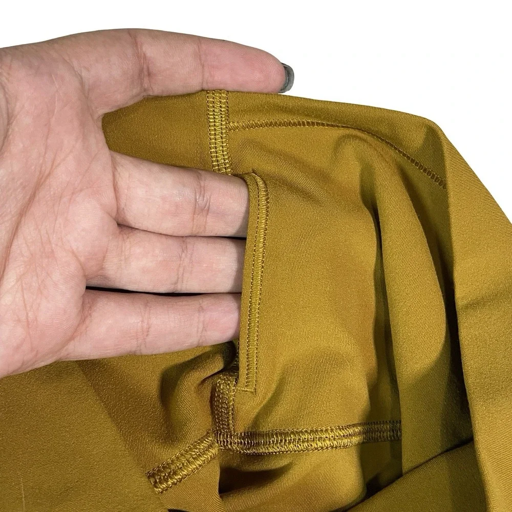 Lululemon Align High Rise Shorts Size 2 Gold Spice Yellow‎ Yoga Pilates